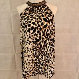 Lane Bryant Leopard print halter style top
